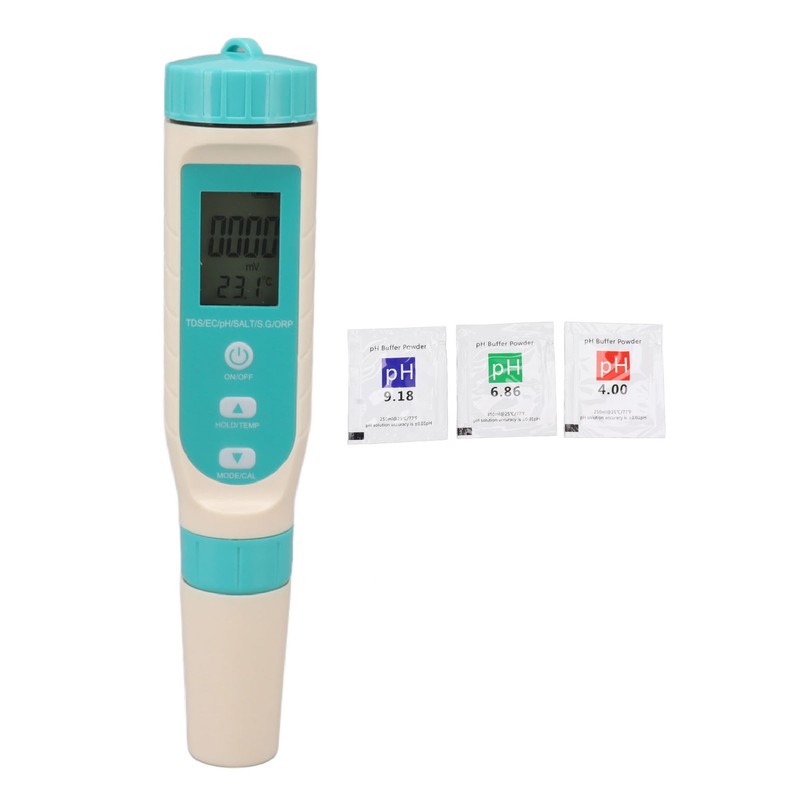 Water Quality Tester TDS EC PH SALT S.G ORP TEMP