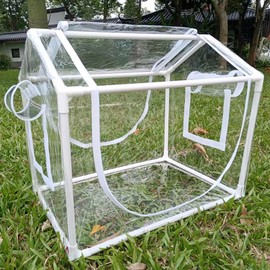 Solar Lab Mini House Greenhouse Vinyl Plant Portable Small Flowerpot House / 솔라랩 미니 하우스 온실 비닐 식물 이동식 소형 화분 하우스