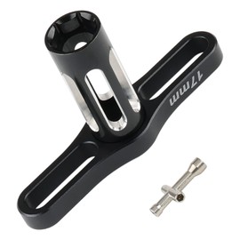 Rchobbytop 2-Pack RC 17mm Wheel Hex Wrench & Mini 4-Way Cross Wrench (4mm 5mm 5. 5mm 7mm) Repair Tools for 1/8 1/10 1/12 1/16 1/18 Scale RC Cars Trucks Buggy Truggy