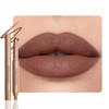 SUAKE Matt Nude Lipstick Lipliner Pack,Waterproof Crayon, Longwear Moisture Smooth