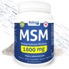 Naka Platinum MSM Powder, 1800mg, Relieve Joint Pain, (700 gram)