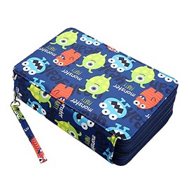 Lbxgap Portable Colored 216 Slots Pencil case Organizer with Printing Pattern for Prismacolor Watercolor Pencils, Crayola Colored Pencils, Marco Pencils
