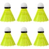 6 Piezas Pelota de Bádminton, Bolas de Bádminton de Entrenamiento