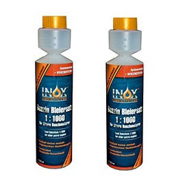 Inox® Petrol Lead Replacement 1:1000, 2 x 250 ml - Fuel Additive for Older Petrol Engines Against Power Loss and Engine Damage