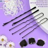510PCS Black Bobby Pins Hair Pins Kit with Hair Net,