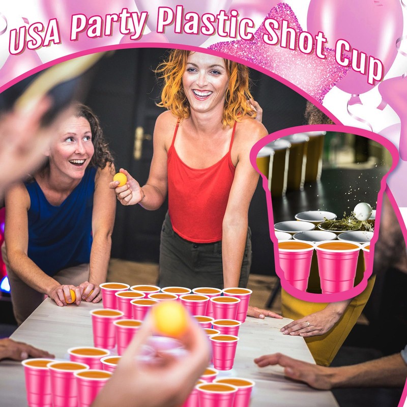 Roshtia 100 Pack 2 oz Christmas Plastic Shot Cups, Mini