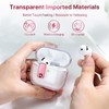 RFUNGUANGO (with Safety Lock) Transparent Protective case for Airpods 4th