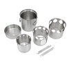 Stainless Steel Cookware Set Portable Camping Stove Cooking Pot Set