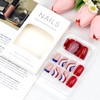 4th of July Short Fake Nails Square Press on Nails