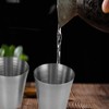 Spldsun Pack of 12 Hip Flask Mugs, Stainless Steel Cups,