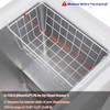 Orgneas 15.5 Inch Freezer Organizer Bins for Chest Freezer Refrigerator