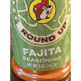 Buc-ee's Bucees Texas Round Up Fajita Seasoning 5 Oz Shaker