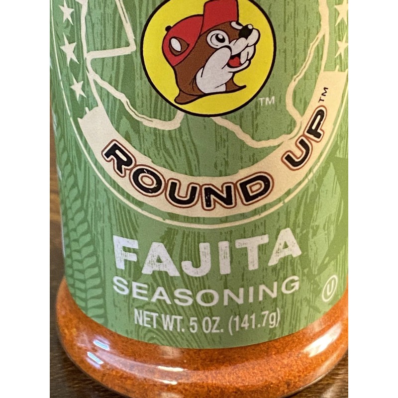 Buc-ee's Bucees Texas Round Up Fajita Seasoning 5 Oz Shaker