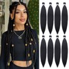 Braiding Hair Pre Stretched 8Packs 24Inch Extensions for Twist or
