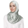 Lina & Lily Premium Crinkled Satin Hijab Head Scarf Shawl