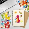 Acevegue 36 Sheets Dino Stickers for Children, Make Your Own