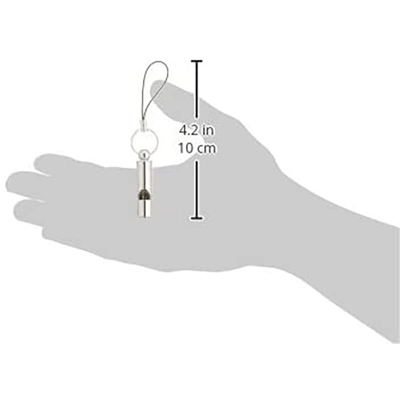 Compal Big Sound Emergency Whistle, Set of 3, Silver