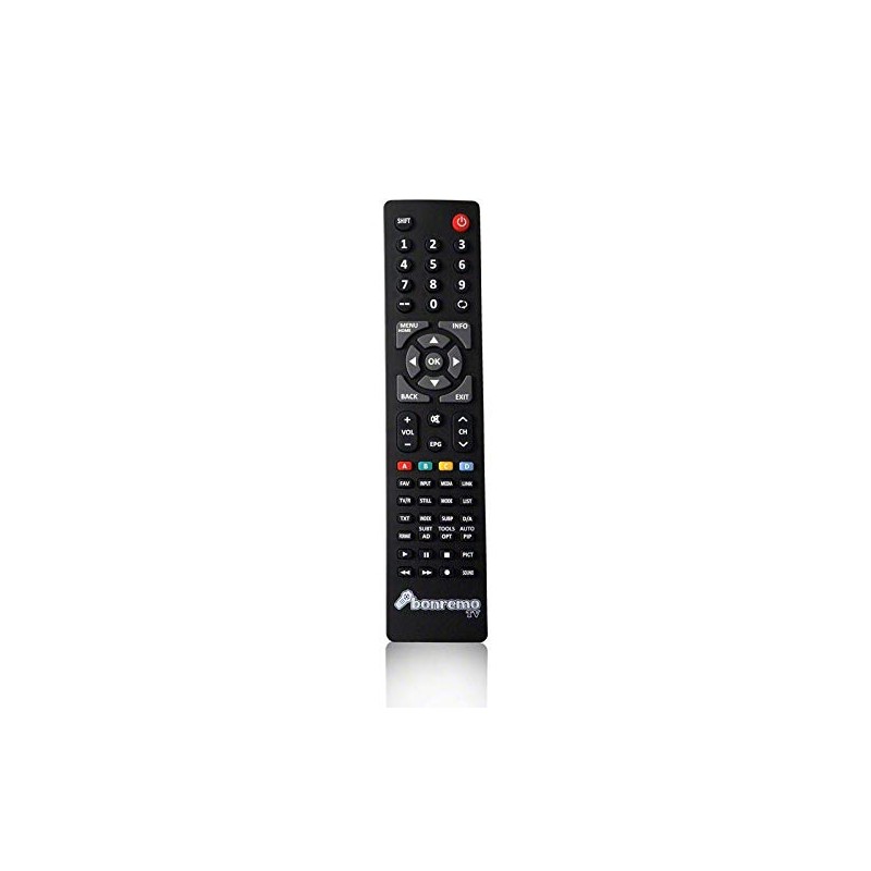 bonremo BC55095B Replacement Remote Control for TERRIS LED-TV2953 LCD/LED TV