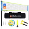 20FT Outdoor Volleyball Net Set System for Backyard Beach with