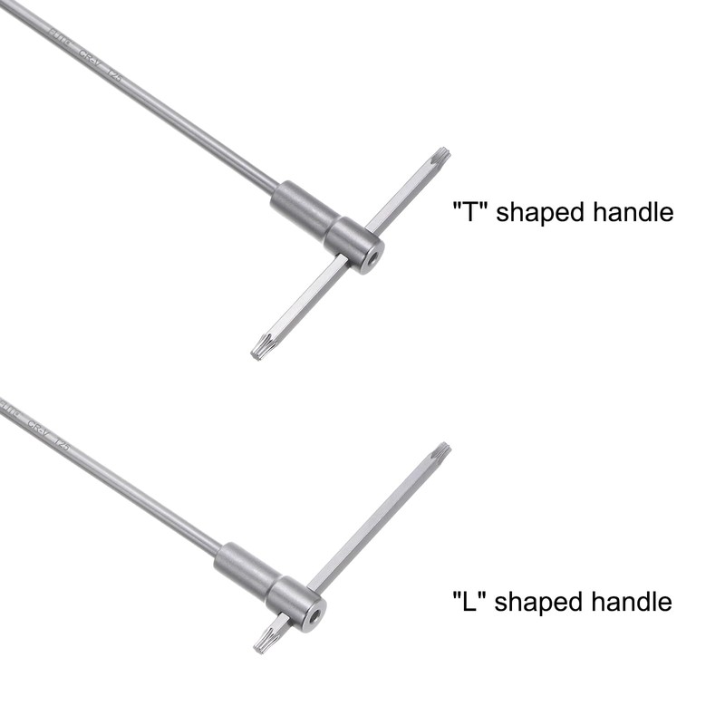 sourcing map T25 Sliding T-Handle Torx Star Wrench for Fast