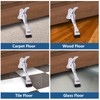 Gotega Door Stopper, 1/2/4 Packs Kickdown Door Stop with One