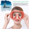HINATAA Snorkel Set Adults, Macaron Frameless Diving Goggles, 180° Ultra