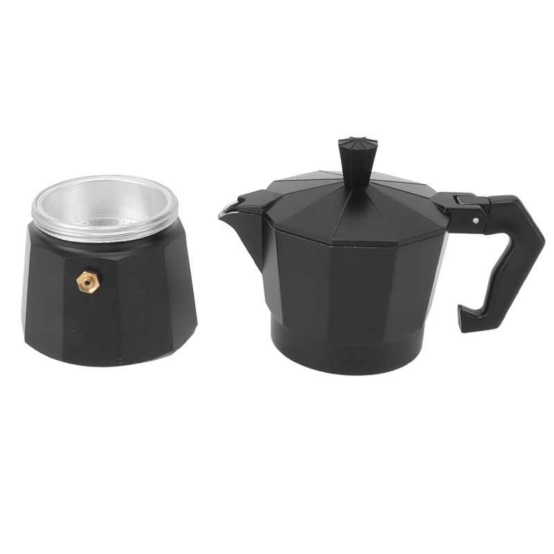 Stovetop Moka Pot Italian Hand Brewed Coffee Maker Aluminum Alloy