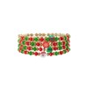BKEPDY Set of 6 Christmas Bracelets Polymer Clay Friendship Bracelets