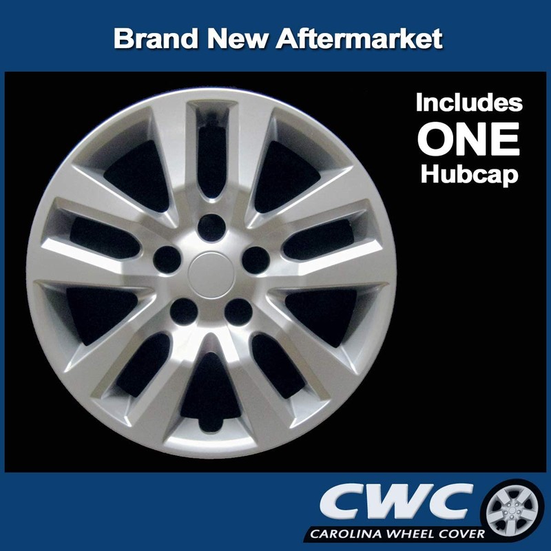 Premium Replica Hubcap, Replacement for Nissan Altima 2013-2018, 16-inch Wheel