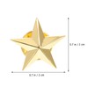 GALPADA Pack of 12 Star Pins Golden Pin Golden Star