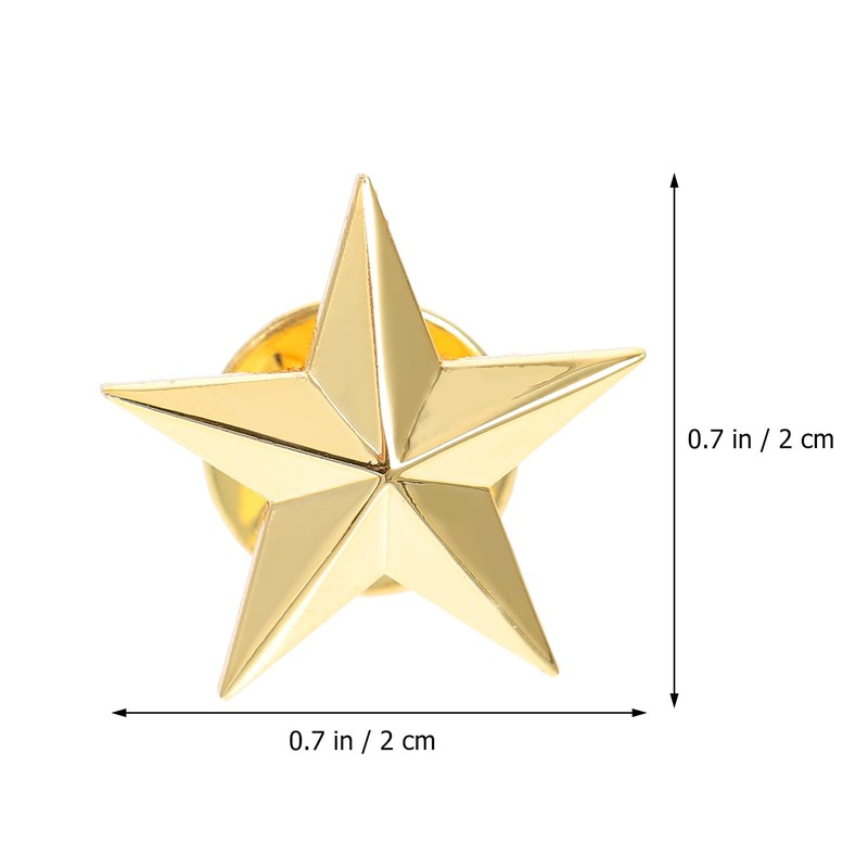 GALPADA Pack of 12 Star Pins Golden Pin Golden Star