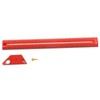 Woodworking T Track Ruler Multifunctional Aluminum Alloy Portable Wood Measuring