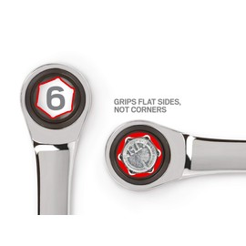 TEKTON 15 mm Stubby Ratcheting Combination Wrench | WRN50115