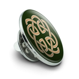 Celtic Knot Love Eternity Metal 0.75" Lapel Hat Pin Tie Tack Pinback