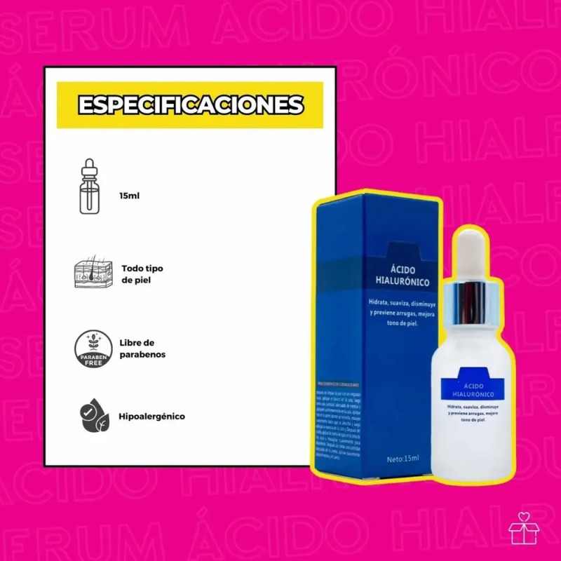 Axiu Sérum Hidratante Antiarrugas con Ácido Hialurónico 15ml Piel Mixta