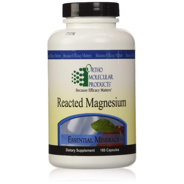 Ortho Molecular Products, Reacted Magnesium, 180 Capsules