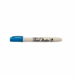 artline Royal Blue Supreme Brush Marker Pen