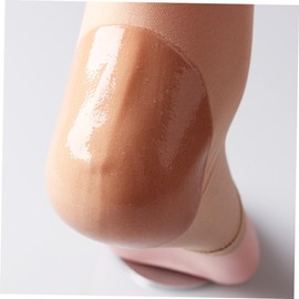 Baluue 2pcs Absorbing Heel Cushion Sleeve Foot Sleeve Heel Pain Therapy Thin Design for Most Footwear Size (skin)