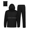 SWISSWELL Rain Suit Waterproof Breathable Lightweight Packable 2 Pieces Rainwear