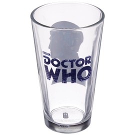 Doctor Who Anniversary Second Doctor 16 oz. Glass Set of 2