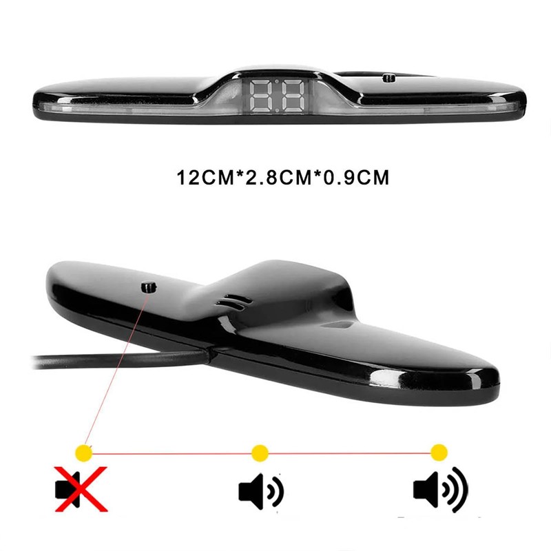 Car Parktronic Parking Built-in Plane Sensors Rear Reversing Backup System