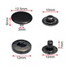 12.5mm 633# Snap Fastener Stainless Steel Poppers Press Stud Cap