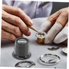 Angoily 4Pcs Portable Jeweler Loupe Magnifier Convenient Watch Repair Tool