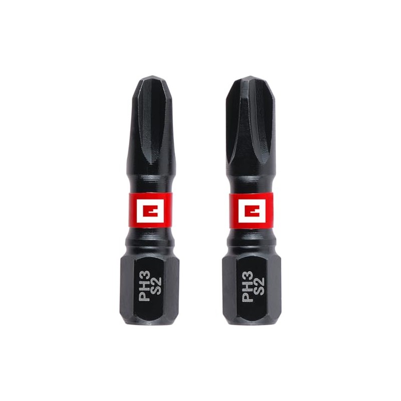 Genuine Einhell Double Twist Impact Bits 2 Piece 30mm PH3