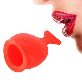 Lips Enhancer, Libradores de Labios, Potenciador de Plumper de Labios de Mujeres con Forma de Pescado Portátil, Herramienta Completa de Belleza del Di