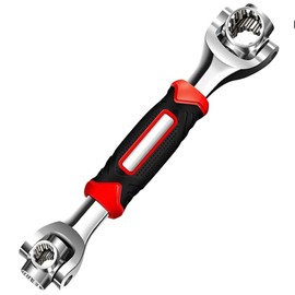 NEMITOFO 52 in 1 Socket Wrench, Stainless Steel Professional Multi-Functional Rotating Tools, 360 Degree Revolving Spanner