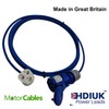 UK Made Mains Power 13Amp UK Plug to 16Amp IP44