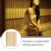Beavorty Bamboo Sauna Cushion High Temperature Resistant Support Mat Quick-Drying