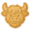 Mighty Gadget Highland Cow Head Cookie Cutter & Stamp -