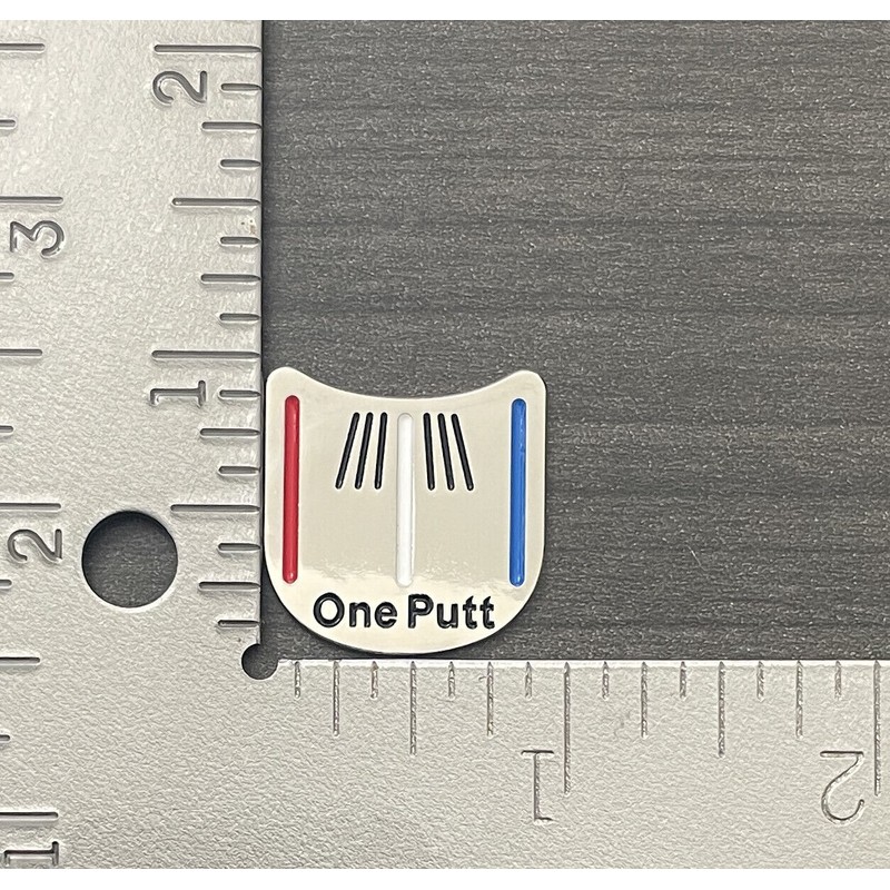 One Putt Golf Small Putting Alignment Aiming Tool Ball Marker